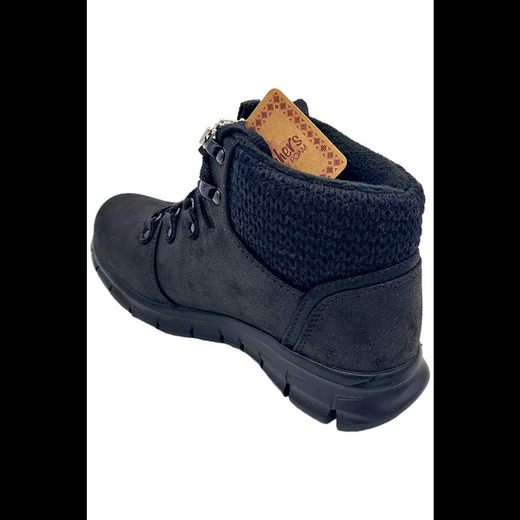 Skechers Women's Water-Repellent Hiker Boots Chic Getaway Black - Medium - Picture 3 of 3